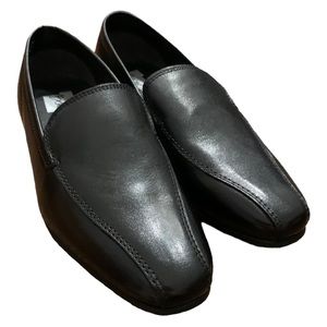 Benelaccio Boys Formal Black Slip On Shoes- Size 32, US 1